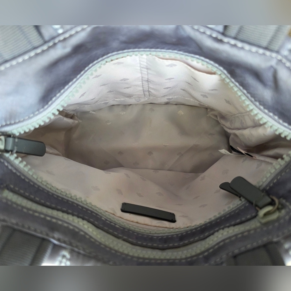 Kate Spade New York Ellie Small Quilted Tote/Crossbody In Silver - Picture 10 of 11